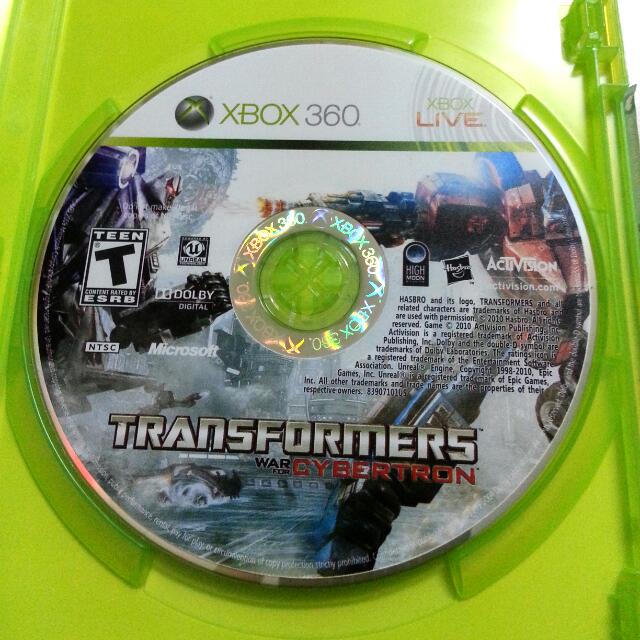 Transformers War For Cybertron Game (Xbox 360), Hobbies & Toys, Toys & Games on Carousell