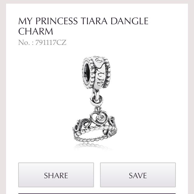 Pandora my princess tiara charm new arrivals