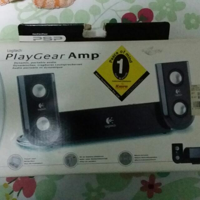 Logitech playgear top amp speaker
