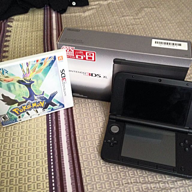 Nintendo 3DS XL w Pokemon X, Hobbies & Toys, Toys & Games on Carousell