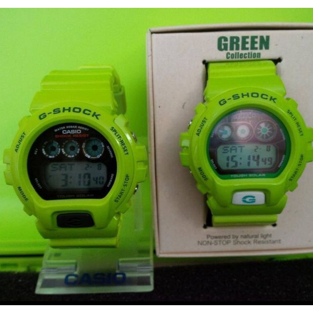 g shock green watch price