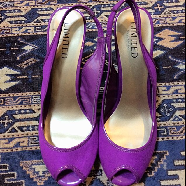 Limited Collection Purple Strap Heels 
