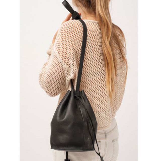baggu drawstring bucket bag