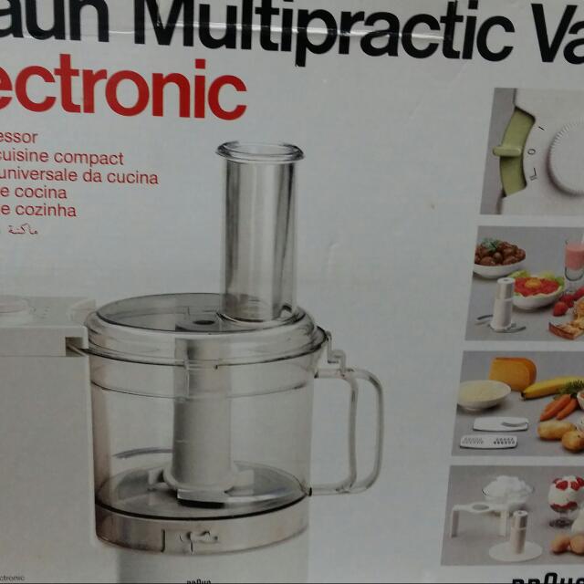 Braun Food Processor For Sale Brand New Electronics On Carousell