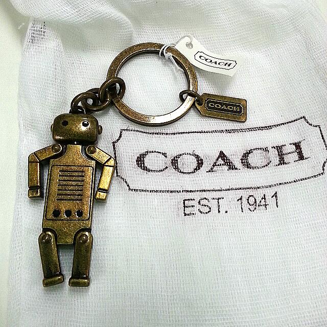 Coach robot keychain top