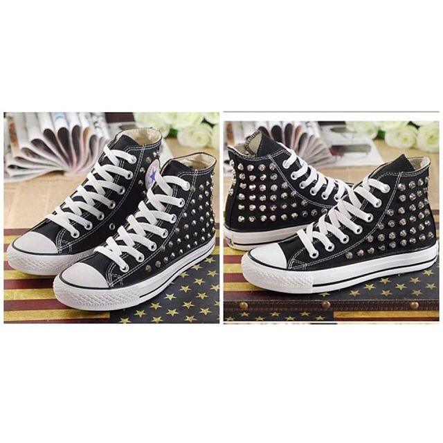 studded converse