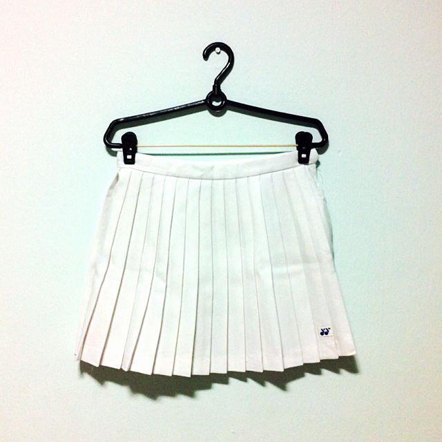 White Pleated Yonex Tennis Skirt Sports Equipment Sports Games