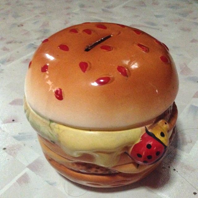 Hamburger Piggy Bank Everything Else On Carousell