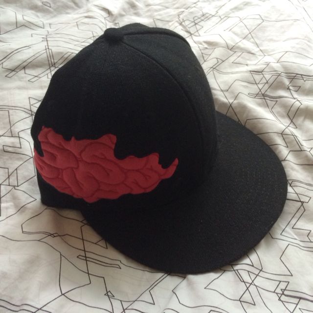 Drop Dead Open Mind Brains Hat