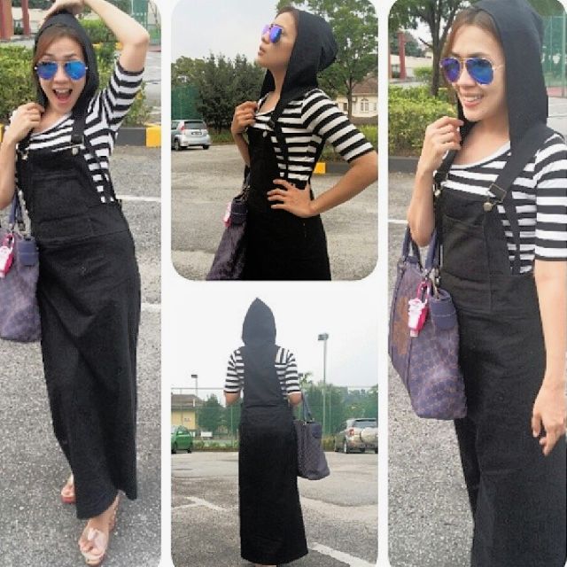 long skirt overalls