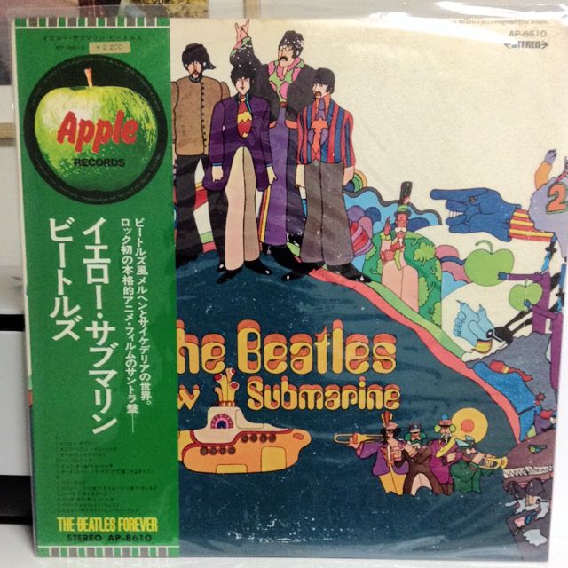 Beatles Yellow Submarine Japan LP Vinyl Record, Hobbies & Toys, Music & Media, Vinyls on Carousell