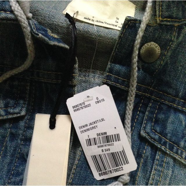 Life In Progress Denim Jacket with Tag Women s Fashion Coats Jackets and Outerwear on Carousell