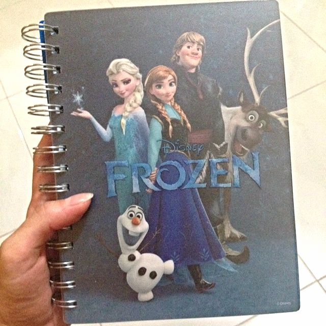 Frozen Notebook., Hobbies & Toys, Stationery & Craft, Stationery ...