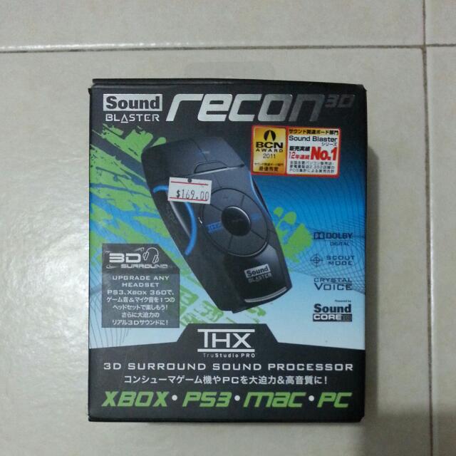 Creative Sound Blaster Recon 3d Electronics On Carousell