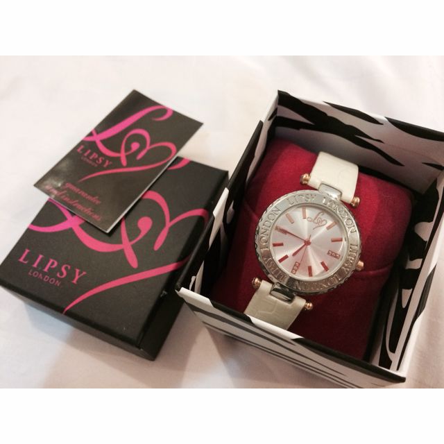 White lipsy watch hot sale