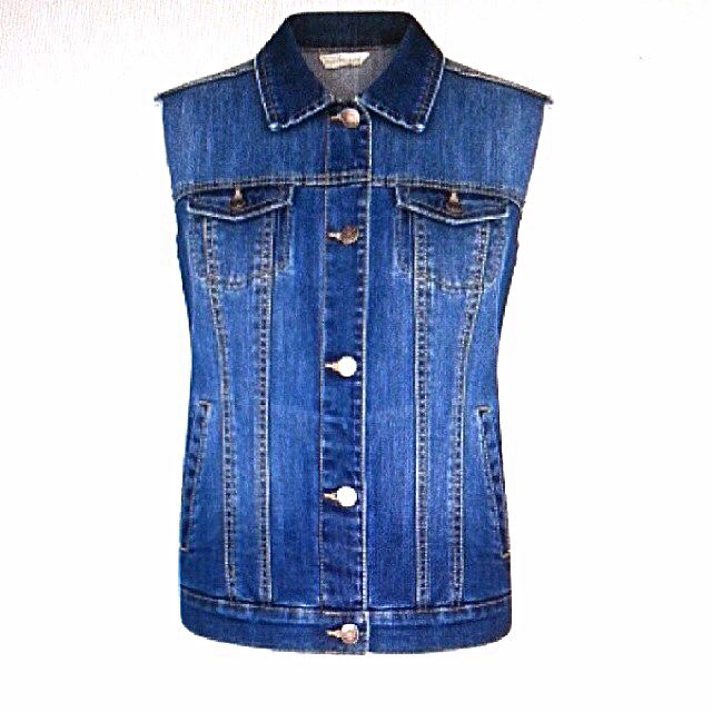 Instocks Mango Denim Vest, Women's Fashion, Coats, Jackets and