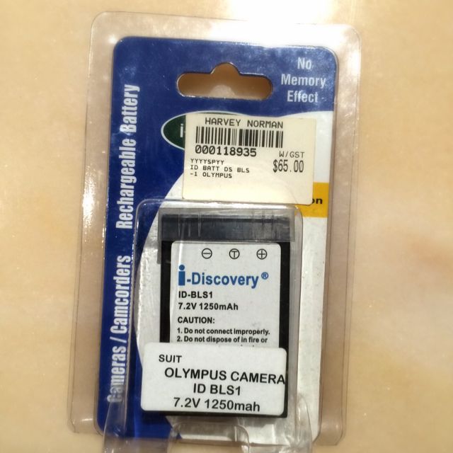 Olympus Camera Battery, Photography, Cameras on Carousell