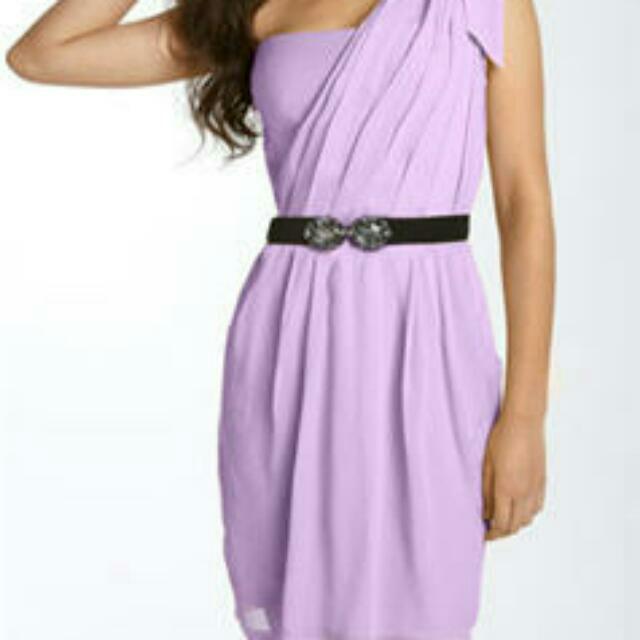 bcbg lilac dress