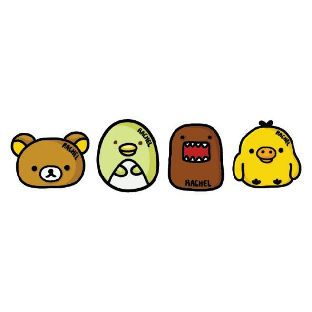cartoon name stickers singapore