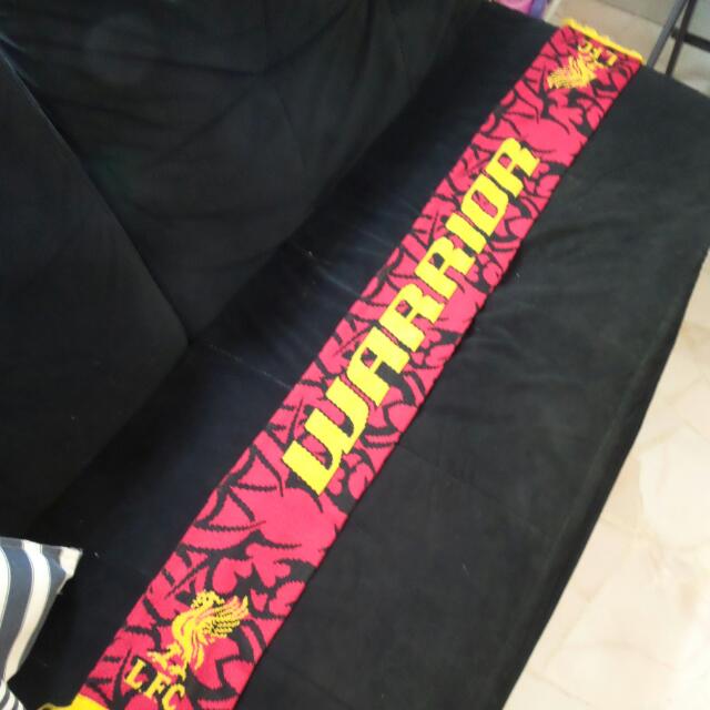 Official Liverpool Fc Scarf Sports On Carousell
