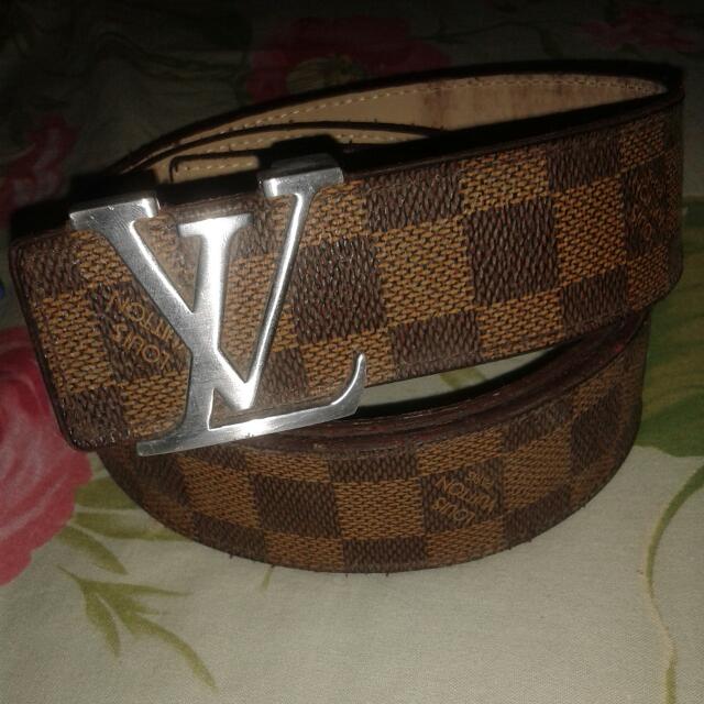 Uafhængighed Måler ingeniør Louis Vuitton Brown Damier Print Replica Belt, Men's Fashion, Bags, Belt  bags, Clutches and Pouches on Carousell