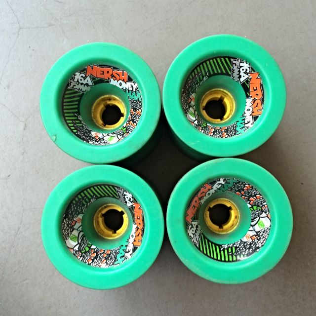 Nersh Money Hax Longboard Wheels, Sports Equipment, Sports & Games