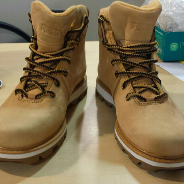 PUMA Leather Boots Timberland Style