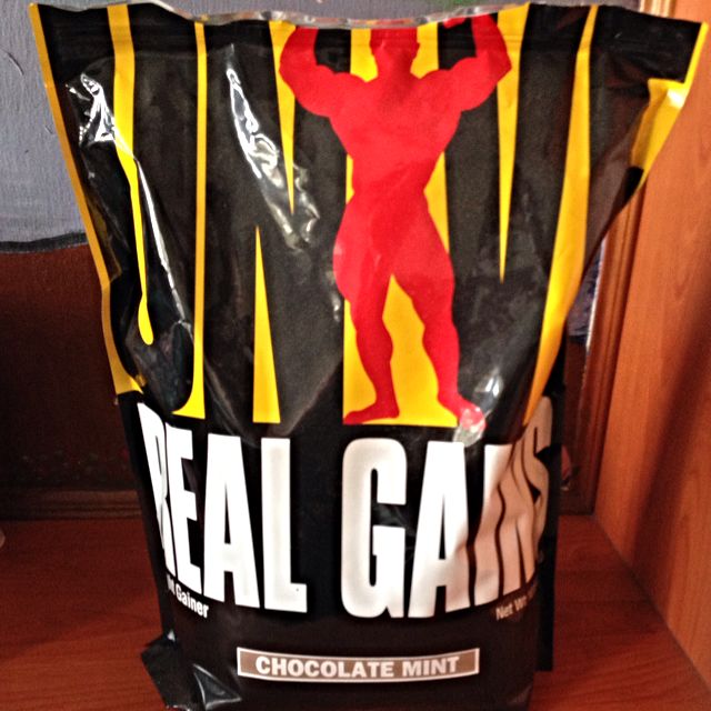 Universal Nutrition Real Gains Mass Gainer (choc Mint) , Everything  Else on Carousell