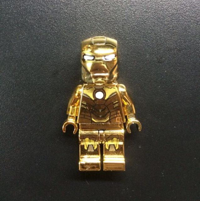 lego iron man gold