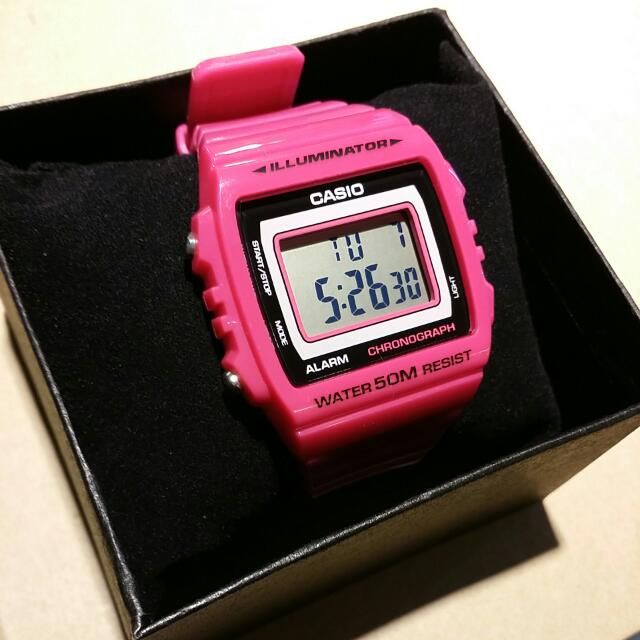 casio illuminator pink