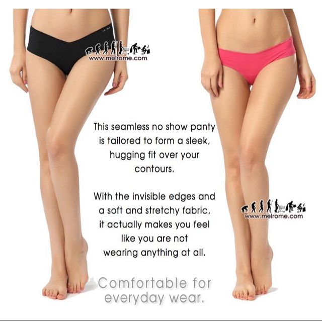 LA ISLA Barely There No Show Seamless Panty, Women's Fashion, New  Undergarments & Loungewear on Carousell