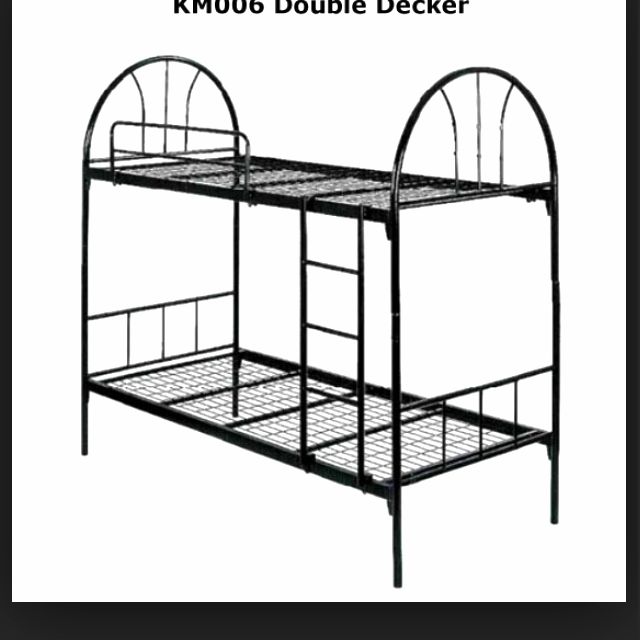 Double Deck Bed Frame, Furniture & Home Living, Furniture, Bed Frames