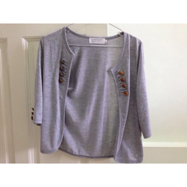 Elbow length cardigan clearance