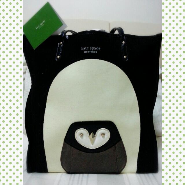 Kate Spade Penguin Tote Luxury on Carousell