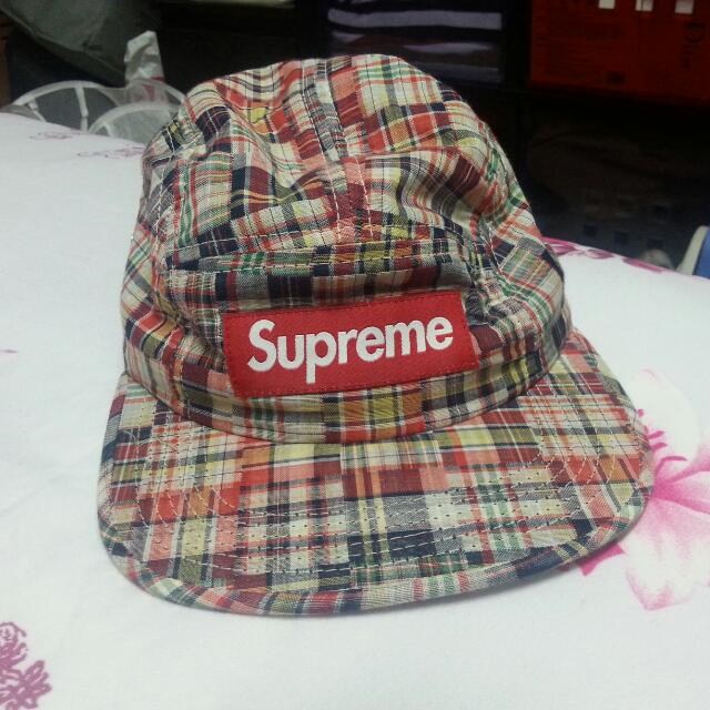 Supreme Patchwork Camp Cap
