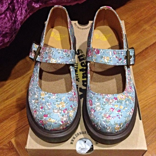 Dr Martens Mary Jane Blue Meadow reserved Women s Fashion