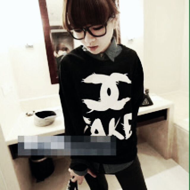 REDUCED! Fake Chanel Sweater, Women's Fashion, Coats, Jackets and Outerwear  on Carousell