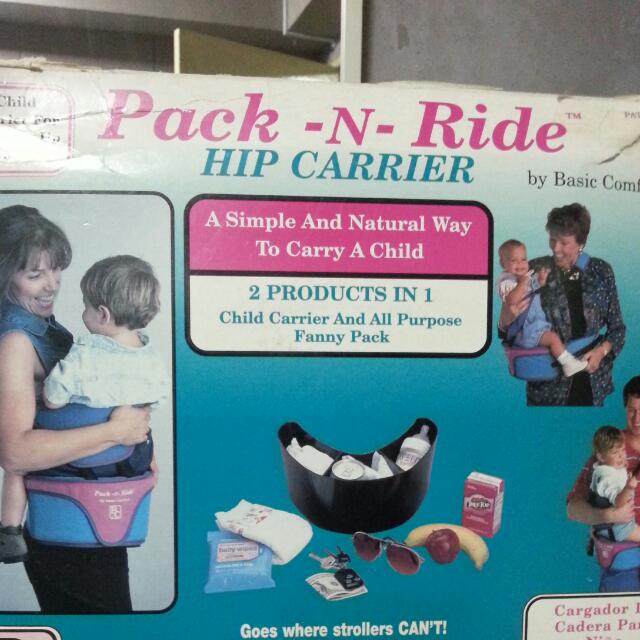 PackNRide Hip Carrier By Basic Comfort , Babies & Kids, Going Out