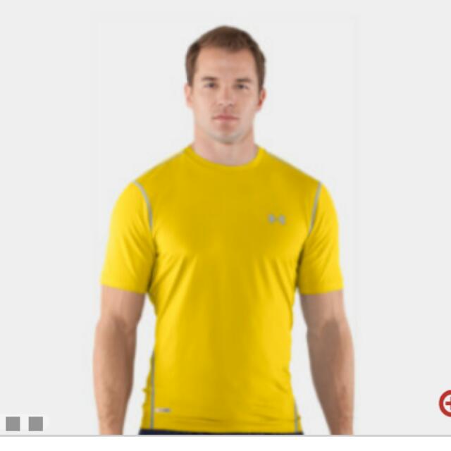 under armour heatgear sonic fitted short sleeve tee