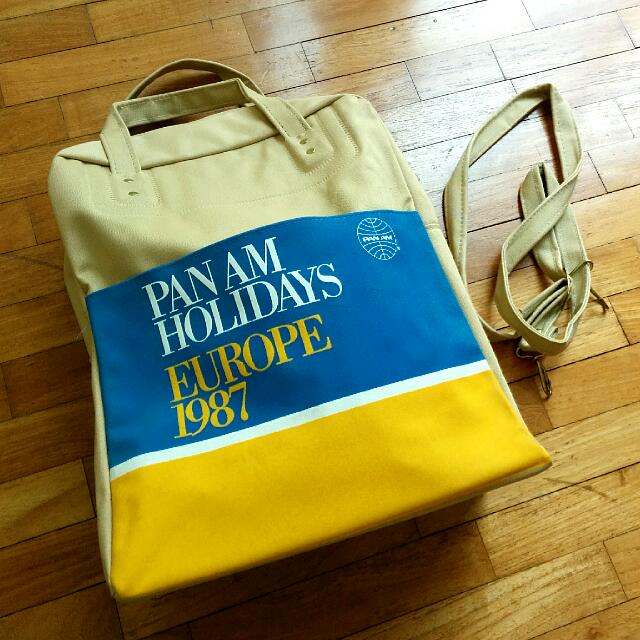 pan am vintage bag