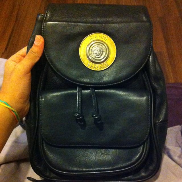 Vintage versace hotsell backpack
