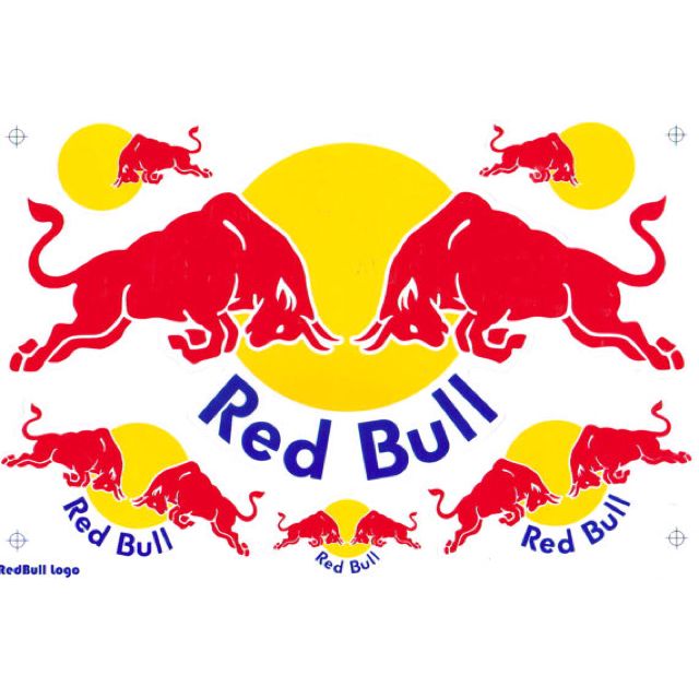 Redbull Stickers  Design Craft on Carousell