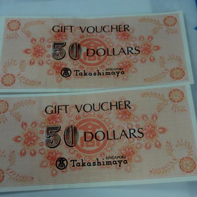 Takashimaya Voucher, Tickets & Vouchers, Vouchers on Carousell