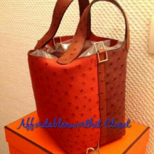 hermes picotin ostrich