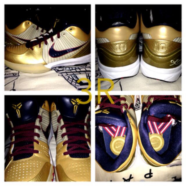 rare) kobe 4 gold medal usa, Sports 