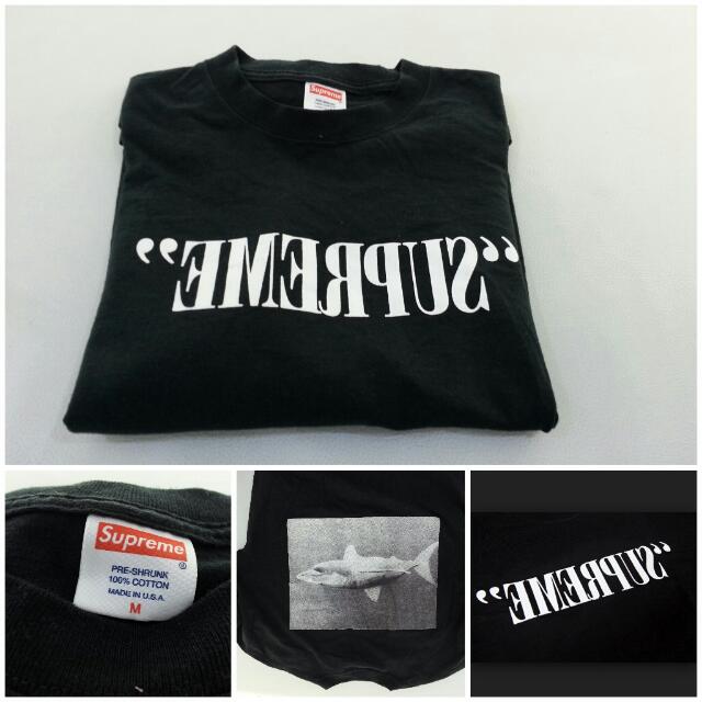 Supreme shirt deals shark
