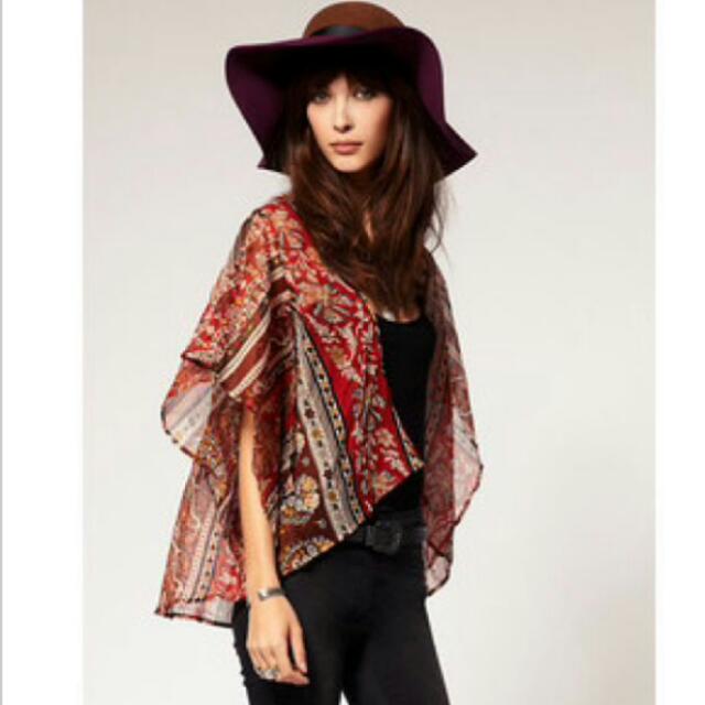 Band Of Gypsies Asos Kimono Cardigan Hippie Bohemian Boho Print Women s Fashion Tops Blouses on Carousell