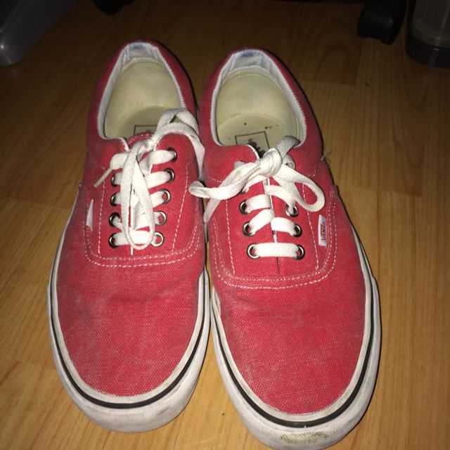 Faded red vans outlet