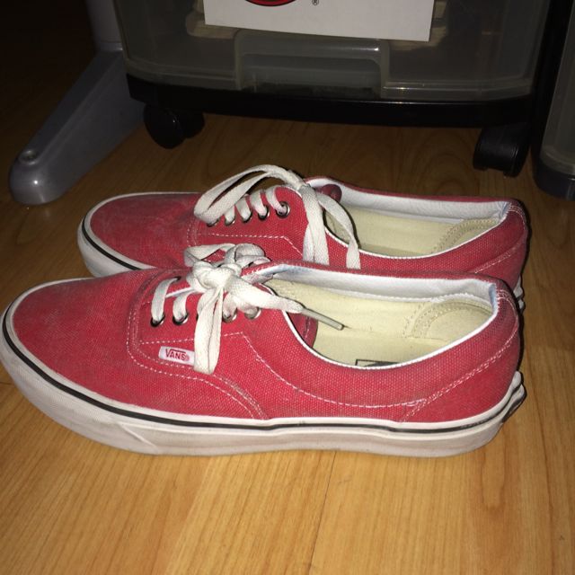 Vans Era Faded Red Pending Men s Fashion Footwear Sneakers on Carousell