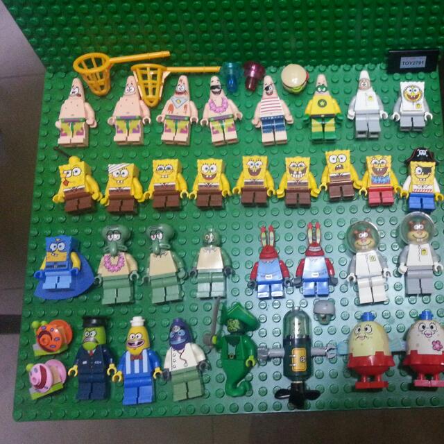 Genuine Lego Spongebob Minifigures Full Collection 35 Minifigures, Toys